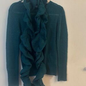 Calvin Klein Teal Cowl Neck Sweater
